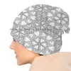 Berets Love Hearts Design-Silver и серые шапочки