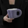 マグカップ磁器カップマグメイトのふた審美的な旅行セラミックアイデアハンドルギフトビッグタザエスプレッソティーコーヒーカップセット