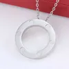 Necklace Designer High Edition Classic Design Pendant Love for Women Girls Double Loop Charms 316L Titanium Steel Wedding Jewelry Collares Collier