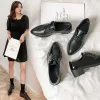 BOTAS SOPOS SOFT MULHER 2021 PONTO PONTO CASual tênis feminino Allmatch Shose Women Oxfords Modis Feminino British Style New Cross