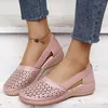 Casual Shoes Flat Round Toe Women's Summer Sandals 2024 Retro Button Comfy Mary Jane Comfortable For Women Plus Size 43