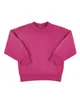 Felpa con ricamo lettera per ragazze alla moda INS bambini pullover a maniche lunghe stampato sul retro per bambini addensare maglione casual S0557