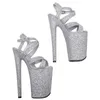 Dance Shoes Women's 23CM/9inches Glitter Upper Plating Platform Sexy High Heels Sandals Pole 013