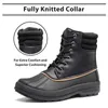 HBP Non flambant neuf en gros imperméable antidérapant BK Shell Toe coton chaussures d'hiver bottes de neige pour hommes