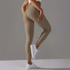 Lu Pant Align Align Lu Lemon Yoga pantalon Gutashye taille haute Sport Gym Fiess Leggings femmes sans couture femme Legging contrôle du ventre en cours d'exécution