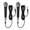 Microfones Karaoke Microphone Handheld Professional Wired Dynamic Clear Voice Mic för musikprestanda Enkel installation att använda