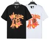 VLONE T-shirt Big "V" Tshirt Men's / Women's Couples Casual Fashion Trend High Street Loose HIP-HOP100% Cotton Printed Round Neck Shirt US SIZE S-XL 1701