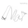 Ketting Designer Sprankelende Infinity Hanger voor Echte Sterling Sier Bruiloft Sieraden voor Vrouwen Vriendin Cadeau CZ Diamanten Kettingen met