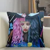 Kudde Musife Melanie Martinez Pillowcase Custom Square Cover Case Zipper 35 40 45 45cm Drop