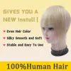 Straight Front Hair Neat Bangs Clip In Human Hair s Bangs Hairpiece Natural Fake Bang Hair Piece 240314