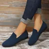 Casual Shoes Flat Ballerina For Women 2024 Mesh Breathable Anti-Slip Sneakers Ladies Slip On Loafers Elderly Mom Zapatillas Mujer