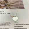 Designer Necklace Fashion Luxury T Charm Heart Key Pendant For Women Man Heart Jewelry Lover Gift Clavicle Chain With Box