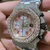 Luxe merk Iced Out Full Vvs Moissanite Diamond Watchwatches Horloge voor heren