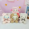 2024 Wholesale and retail cute cartoon plush toy Keychains pendant cute doll gift schoolbag accessories plush toy doll action figures