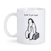 Tassen „Hören Sie auf Ihr Herz“-Tasse „Träumer“, Geschenk für Freunde, Frauen, Männer, 7 Farben, 325 ml, Keramik, Kaffee mit Henkel, inspirierendes Geschenk