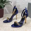 De Sandalias HBP Verano Non-marque croix sangle chaîne strass mode femme chaussures talons aiguilles à la mode pour les femmes