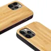 فاخرة كيسيست فاخرة حقيقية طبيعية للهاتف الخليوي ، الفراغات ديي مخصصة ليزر منحوتة يدويًا خشبيًا خشبيًا غلافًا مقاومًا للصدمات لـ iPhone 15 14 13 12 11 Pro Max XS XR 8 7 Plus