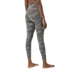 Pantaloni attivi Leggings elasticizzati in quattro direzioni Vita posteriore Tie Dye Morbido burroso Yoga Pantaloni da allenamento per il controllo della pancia a prova di squat nudi