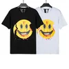 VLONE T-shirt Big "V" Tshirt Men's / Women's Couples Casual Fashion Trend High Street Loose HIP-HOP100% Cotton Printed Round Neck Shirt US SIZE S-XL 1702