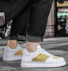 Tasarımcı Gold Sier Moda Erkekler Açık Mekan Nefes Alabilir Loafers Sneaker Flats Işık Konforu Klasik Bury Tenis Trainer Ayakkabı