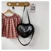 Сумки на плечо, женская модная прозрачная сумка в форме сердца, ПВХ, прозрачная женская сумка для девочек под мышками, повседневная дорожная сумка-мессенджер