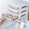 Storage Bottles 2 Pack Egg Box Refrigerator Trays Holder Container With Date Reminder For Kitchen Tool