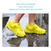 HBP Non-Brand Wasserdichter, rutschfester Silikon-Schuh, hochelastische, verschleißfeste Unisex-Regenstiefel für regnerische Tage im Freien, wiederverwendbarer Schuhüberzug