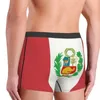 Onderbroeken Herenmode Vlag van Peru Peruaans ondergoed Boxershorts Heren Stretchshorts Slipje