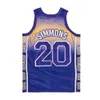 High School Basketball Ben Simmons Jersey 20 Montverde Academy Marble Shirt Team Color Purple Moive HipHop College Stitched University Pullover Uniform Men Sale