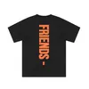 VLONE Tshirt Big V T-shirt Men's / Women's Couples Casual Fashion Trend High Street Loose HIP-HOP100% Cotton Printed Round Neck Shirt US SIZE S-XL 6187