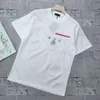 夏の女性TシャツデザイナーTシャツ女性男性ファッションピープルレター刺繍グラフィックティーラウンドネックプルオーバーショートスリーブトップス