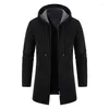 Men's Jackets TPJB Autumn Street Long Hip Hop Coats Fashion Male Hooded Jacket