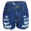 Damesjeans Damesshorts 2024 Zomer Koreaanse editie Sexy rugrits Hoge taille Gat Kwastje Denim Vintage korte broek