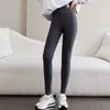 Kvinnor Pants Casual Women Leggings Underwear Thermal midjefleece Tight Warm Trousers Cashmere för 2024 Spring