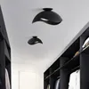 Kroonluchters dimmen eenvoudig zwart wit moderne LED-kroonluchterverlichting woonkamer eetkamer slaapkamer hanger bar keukenlampen binnenverlichting