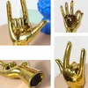 Decorative Figurines 2024 Living Room Decoration Accessories Modern Simple Gold Hand Art Home Crafts Desktop Display Gift