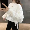 UHYTGF étudiant vestes à capuche femmes printemps automne sweat mode Bow à manches longues mignon fille manteau court femme mince haut 1517 240328