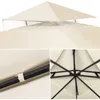 Raincoats Gazebo Top Cover Canvas Camping Hiking Sun Shelter 3x3M Outdoor Patio Tent Canopy Roof Shade Durable