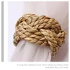 Table Cloth 6 Pcs Rustic Decor Woven Napkin Rings Dining Decors Buckles Festival Holder Manual