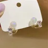 Boucles d'oreilles de luxe en cristal de perle simulée, double usage pour femmes, cadeau d'anniversaire pour filles, bijoux, Accessoires de dieu pour femmes