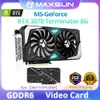 MAXSUN Vollständige neue NVIDIA GeForce RTX 3070 Terminator 8G Gaming-Grafikkarte GDDR6-Videospeicher DP*3 PCIE4.0x16 Original-Video-GPU