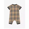 Combinaison bébé barboteuse enfant en bas âge enfants revers simple boutonnage combinaisons concepteur infantile Onesie nouveau-né vêtements décontractés