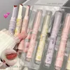 Moisturizing Lipstick Set Mirror Aqua Jelly Love Korean Makeup Long Lasting Lip Balm Tint Gloss 6pcs Kit 240311