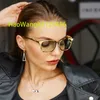 Metal Square Sun Glasss S Online Leopard Head Retro Oko przy oczach moda design okulary okulary przeciwsłoneczne dla kobiet