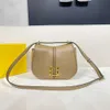 Factory Special Clearance Hot Designer New Women's Handbag Autumn and Winter New Mon Letter Eye-catching Bag Highlighting Saddle Crossbody Shoulder Versatile Trend