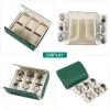 Cases CONTACT'S FAMILY Travel Watch Case Leather Watch Box 6 Slots Watch Storage Organizer Bracket Holder for Business Trip