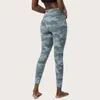 Pantaloni attivi Leggings elasticizzati in quattro direzioni Vita posteriore Tie Dye Morbido burroso Yoga Pantaloni da allenamento per il controllo della pancia a prova di squat nudi