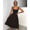 Frühjahr/Sommer Neues Produkt Einfaches Sling-Träger-Sexy-Kleid mit offenem Rücken