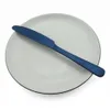 4 STUKS Blauw Mat Bestekset Roestvrij Staal Servies Zilverwerk Servies Dineren Zwarte Plaat Diner Mes Vorken Theelepel 240315