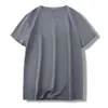 Källa Fabrik stor storlek Ice Silk Short Sleeved T-shirt för män Snabbtorkning andas sommar tunn sport förstorad Instagram M2RS